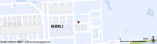 千葉県千葉市中央区蘇我町2丁目周辺の地図