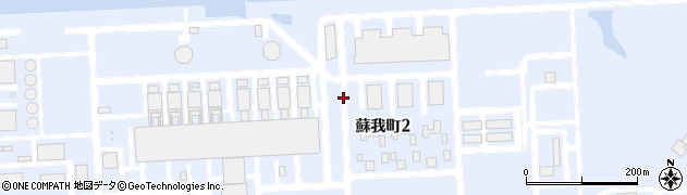 千葉県千葉市中央区蘇我町周辺の地図