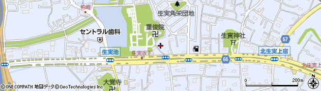千葉県千葉市中央区生実町1167周辺の地図