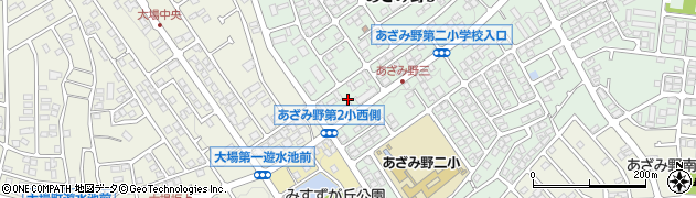 神奈川県横浜市青葉区あざみ野3丁目23周辺の地図