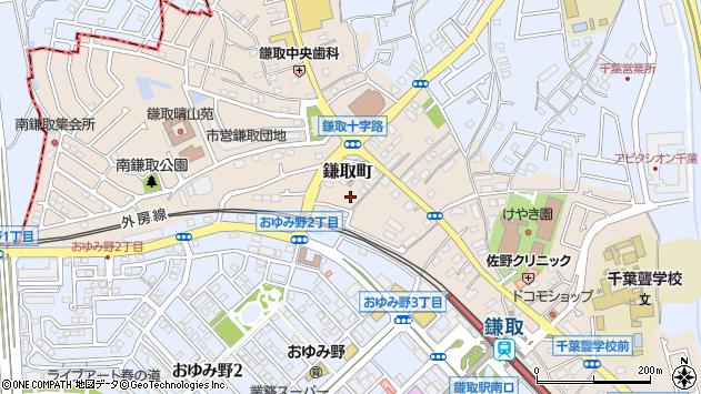 〒266-0011 千葉県千葉市緑区鎌取町の地図