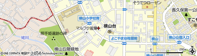 神奈川県相模原市中央区横山台2丁目25周辺の地図