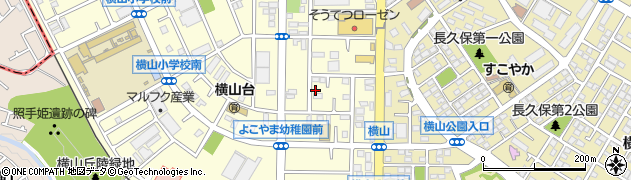 神奈川県相模原市中央区横山台2丁目8-13周辺の地図