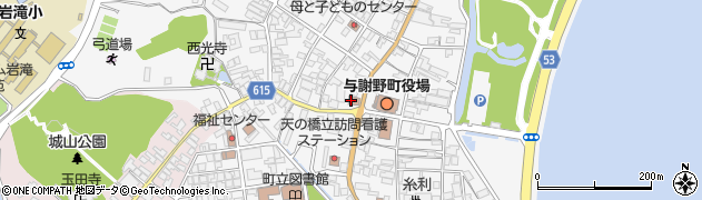 与謝野町商工会岩滝支所周辺の地図