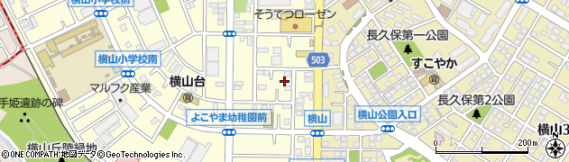 神奈川県相模原市中央区横山台2丁目8-2周辺の地図