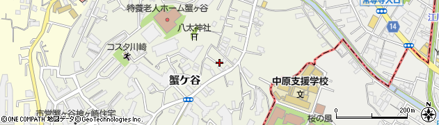 神奈川県川崎市高津区蟹ケ谷156周辺の地図