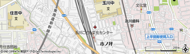神奈川県川崎市中原区市ノ坪440周辺の地図