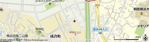 神奈川県横浜市青葉区鴨志田町147周辺の地図
