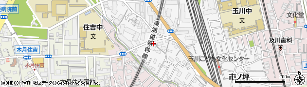 神奈川県川崎市中原区市ノ坪331周辺の地図