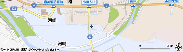 鳥取県岩美郡岩美町河崎296周辺の地図