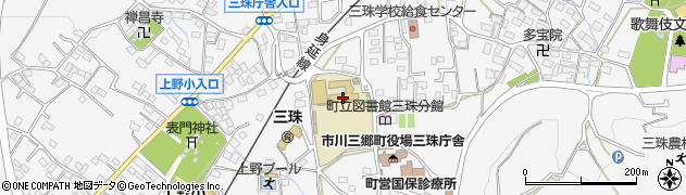 市川三郷町立三珠中学校周辺の地図