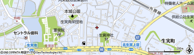 千葉県千葉市中央区生実町1326周辺の地図