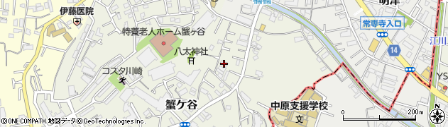 神奈川県川崎市高津区蟹ケ谷151周辺の地図
