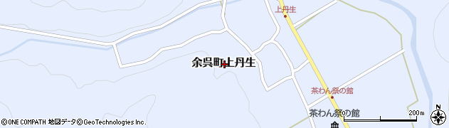 滋賀県長浜市余呉町上丹生周辺の地図