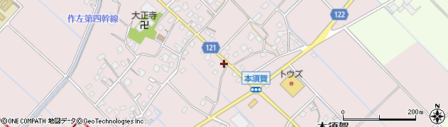 千葉県山武市本須賀1710周辺の地図