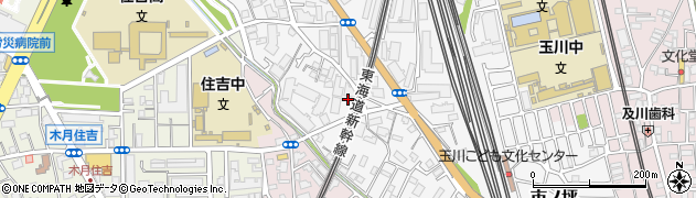 神奈川県川崎市中原区市ノ坪326周辺の地図