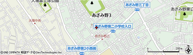 神奈川県横浜市青葉区あざみ野3丁目周辺の地図
