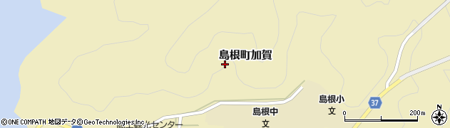 島根県松江市島根町加賀周辺の地図