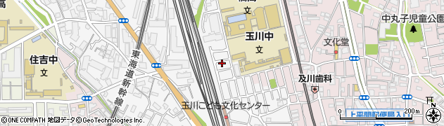 神奈川県川崎市中原区市ノ坪410周辺の地図
