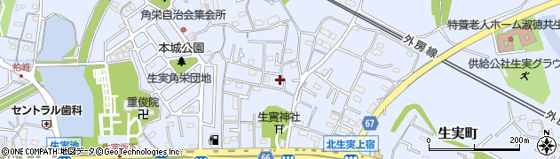 千葉県千葉市中央区生実町1343周辺の地図