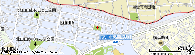 北山田かげふみ公園周辺の地図