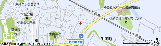 千葉県千葉市中央区生実町1538周辺の地図