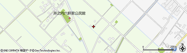 千葉県山武市井之内2061周辺の地図
