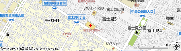 ダイヤ・ドライセンター　ヨークマート富士見店周辺の地図