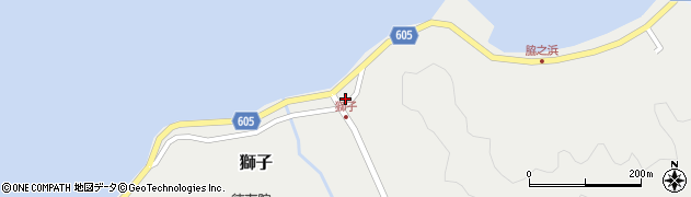 京都府宮津市獅子518周辺の地図