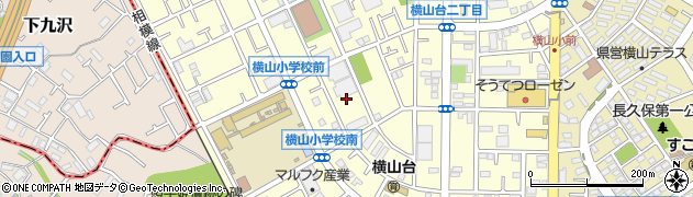 神奈川県相模原市中央区横山台2丁目33周辺の地図