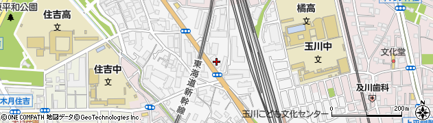神奈川県川崎市中原区市ノ坪359周辺の地図