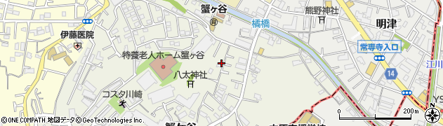 神奈川県川崎市高津区蟹ケ谷301周辺の地図