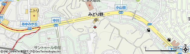 神奈川県横浜市都筑区牛久保町周辺の地図
