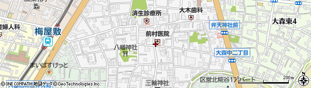 前村医院周辺の地図