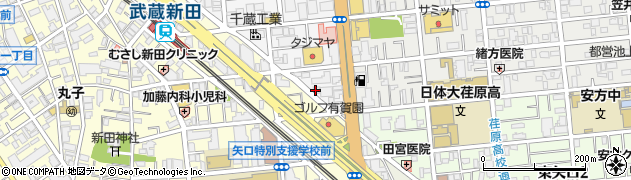 東京都大田区千鳥2丁目40周辺の地図
