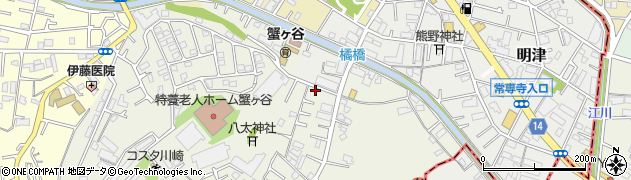 神奈川県川崎市高津区蟹ケ谷135周辺の地図