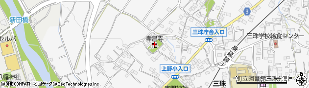 禅昌寺周辺の地図