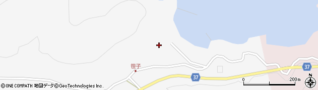 島根県松江市美保関町片江笹子周辺の地図