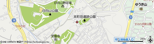 東京都町田市本町田3399-2周辺の地図