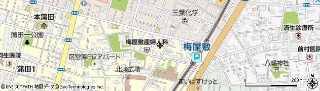 東京都大田区蒲田2丁目6周辺の地図