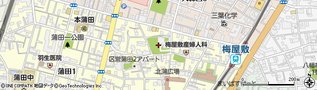 東京都大田区蒲田2丁目3周辺の地図