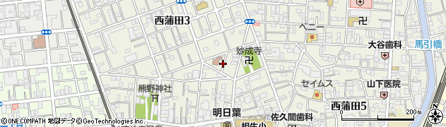 東京都大田区西蒲田6丁目5周辺の地図