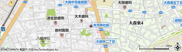 ドミノ・ピザ　梅屋敷東通り店周辺の地図