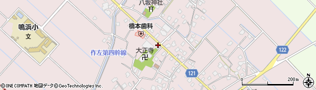 千葉県山武市本須賀1365周辺の地図