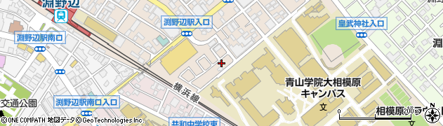 神奈川県相模原市中央区淵野辺5丁目1-82周辺の地図