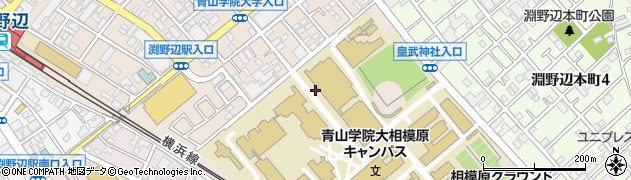 神奈川県相模原市中央区淵野辺5丁目周辺の地図