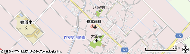 千葉県山武市本須賀1368周辺の地図