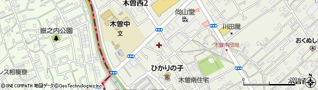 東京都町田市木曽西2丁目3周辺の地図