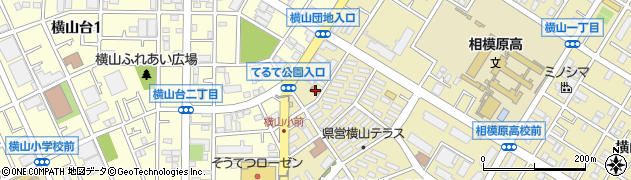 相模原横山郵便局周辺の地図