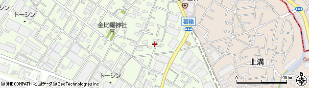 神奈川県相模原市中央区田名2840周辺の地図